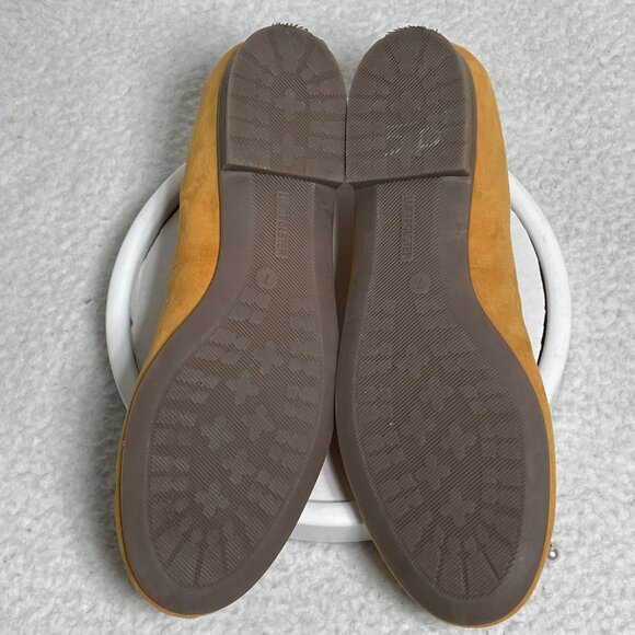 ARALuftpolster High Soft Shoes Flats Womens Sz 7 Orange Suede Cushioned Insole - Picture 6 of 10